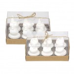 Bougies chauffe-plat poules ou coqs Broste Copenhagen