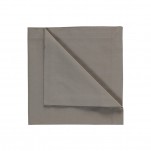 4 Serviettes Robert gris Tourterelle Linum