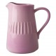 Pichet en céramique rose poudrée Rice