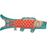 Koinobori bleu lumi&egrave;re Madame Mo