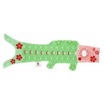 Koinobori vert tendre Madame Mo