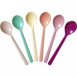 6 petites cuill&egrave;res coloris Automne 2014 Melamine Rice