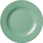 Assiette Melamine Vert d'eau petit mod&egrave;le Rice