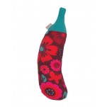 Hochet Aubergine en tissu Maileg