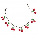 Guirlande Cerises en crochet Rice