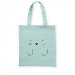Cabas en coton Chat Bandjo